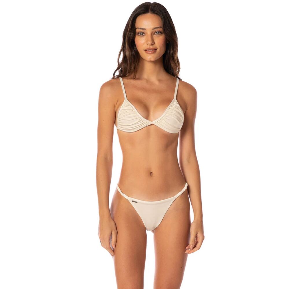 Maaji Crystal Pearl Micro Crunch Single Strap Bikini Bottom NWT VARIOUS SIZES